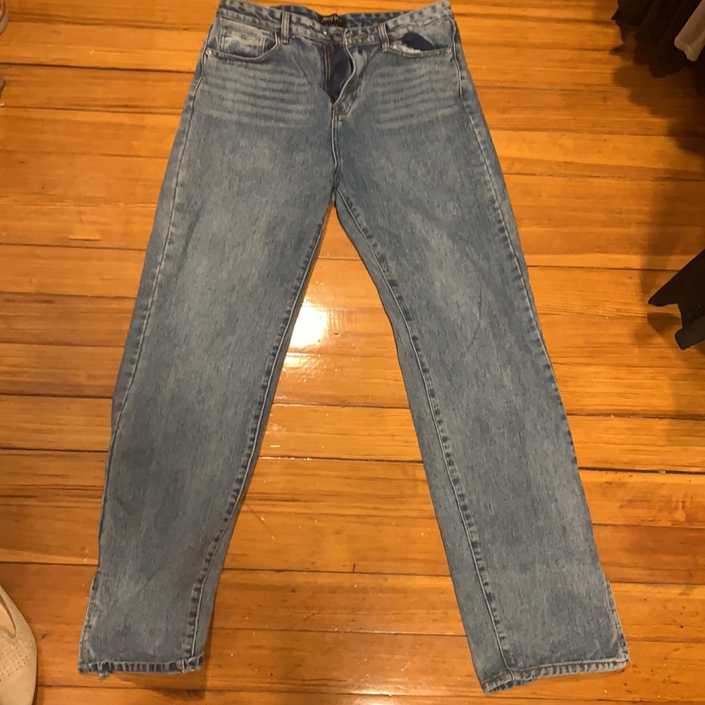 Nasty Gal Loose Split Hem Jeans View 3